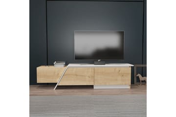 Tavros TV-benk 180 cm - Eik/Hvit - Møbler - Mediamøbel & tv møbel - TV-benk & mediabenk