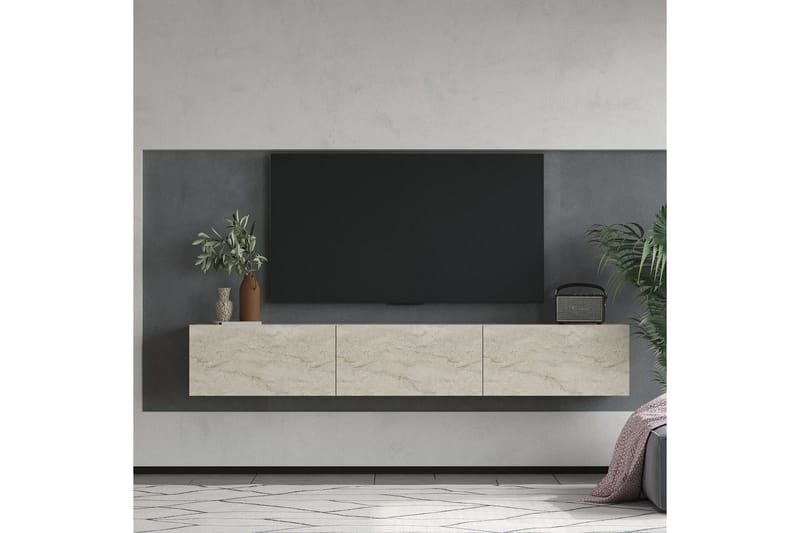 Taybah TV-benk 180 cm - Travertin - Møbler - Mediamøbel & tv møbel - TV-benk & mediabenk