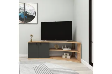 Termera TV-benk 135 cm - Brun/Antrasitt - Møbler - Mediamøbel & tv møbel - TV-benk & mediabenk