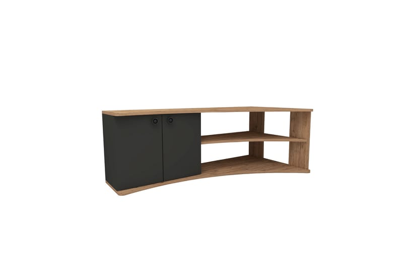 Termera TV-benk 135 cm - Brun/Antrasitt - Møbler - Mediamøbel & tv møbel - TV-benk & mediabenk