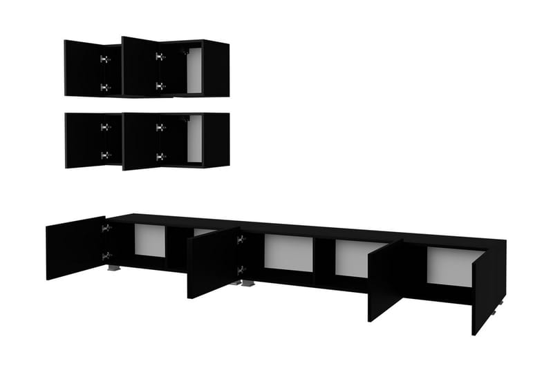 Tessan TV-møbelsett - Hvit - Møbler - Mediamøbel & tv møbel - TV-møbelsett