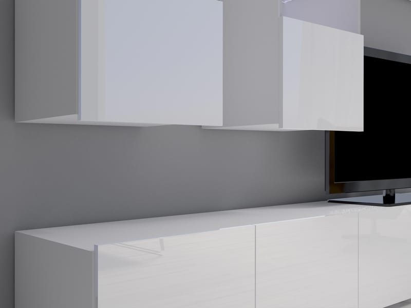 Tessan TV-veggseksjon - brun - Møbler - Mediamøbel & tv møbel - TV-møbelsett