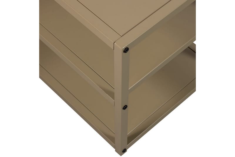Teun Gulvstående TV-benk 120 cm i Metall - Beige - Møbler - Mediamøbel & tv møbel - TV-benk & mediabenk