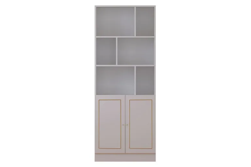 Thyrel Bokhylle 70 cm i Malt Tre, Hvit