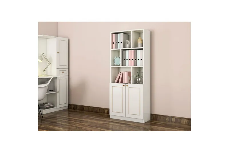 Thyrel Bokhylle 70 cm - Matt Hvit - Oppbevaring - Hyller - Bokhylle