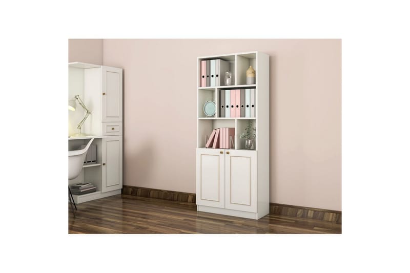 Thyrel Bokhylle 70 cm - Matt Hvit - Oppbevaring - Hyller - Bokhylle