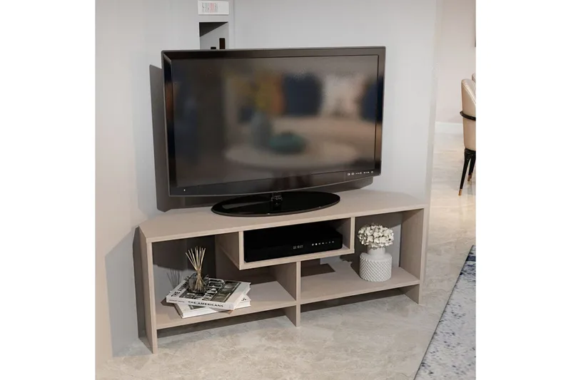 Torlin TV-benk 120 cm - Beige - Møbler - Mediamøbel & tv møbel - TV-benk & mediabenk