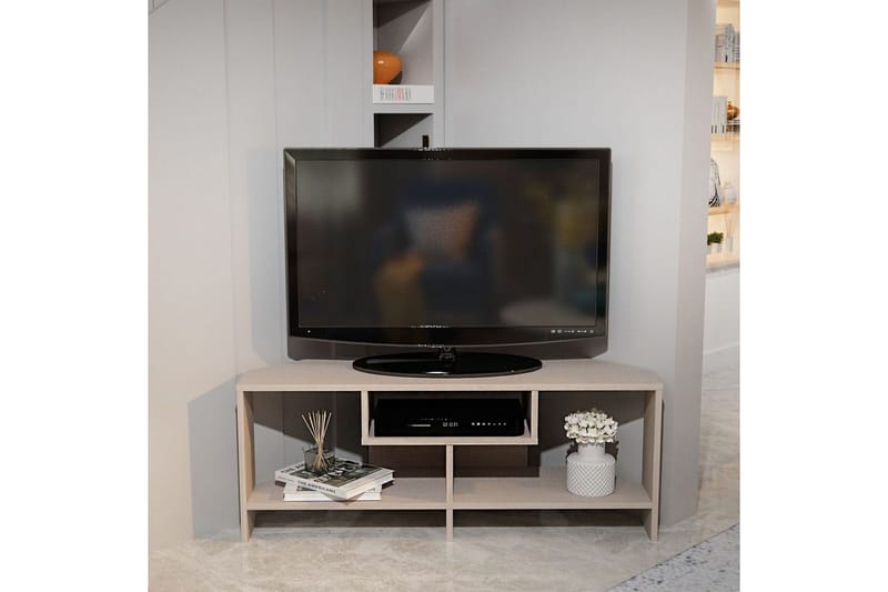Torlin TV-benk 120 cm - Beige - Møbler - Mediamøbel & tv møbel - TV-benk & mediabenk