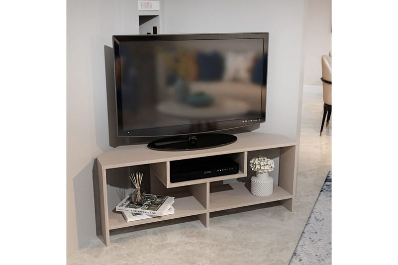 Torlin TV-benk 120 cm - Beige - Møbler - Mediamøbel & tv møbel - TV-benk & mediabenk