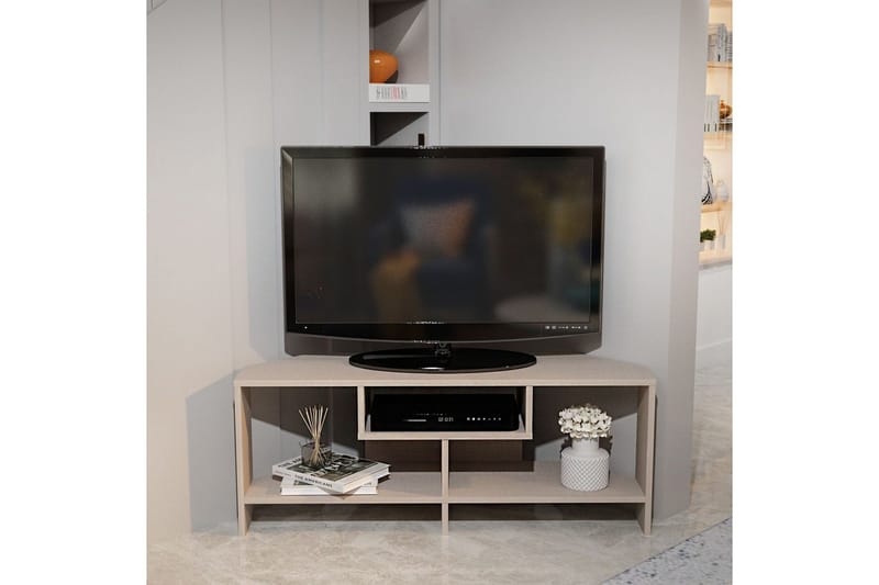 Torlin TV-benk 120 cm - Beige - Møbler - Mediamøbel & tv møbel - TV-benk & mediabenk