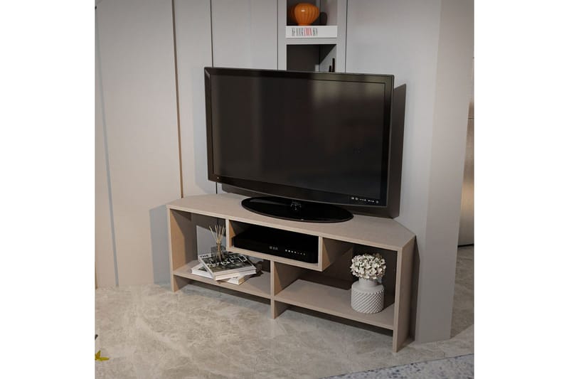 Torlin TV-benk 120 cm - Beige - Møbler - Mediamøbel & tv møbel - TV-benk & mediabenk