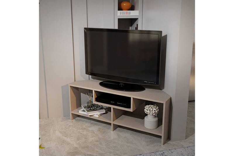 Torlin TV-benk 120 cm - Beige - Møbler - Mediamøbel & tv møbel - TV-benk & mediabenk