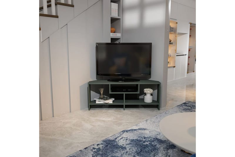 Torlin TV-benk 120 cm - Grønn - Møbler - Mediamøbel & tv møbel - TV-benk & mediabenk
