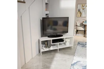 Torlin TV-benk 120 cm - Hvit - Møbler - Mediamøbel & tv møbel - TV-benk & mediabenk
