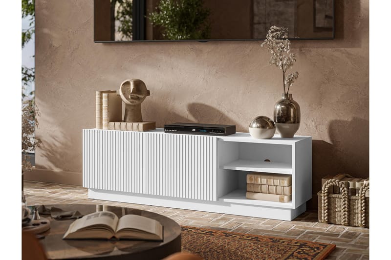 Torvalen Tv-bänk 150 cm - Hvit - Møbler - Mediamøbel & tv møbel - TV-benk & mediabenk