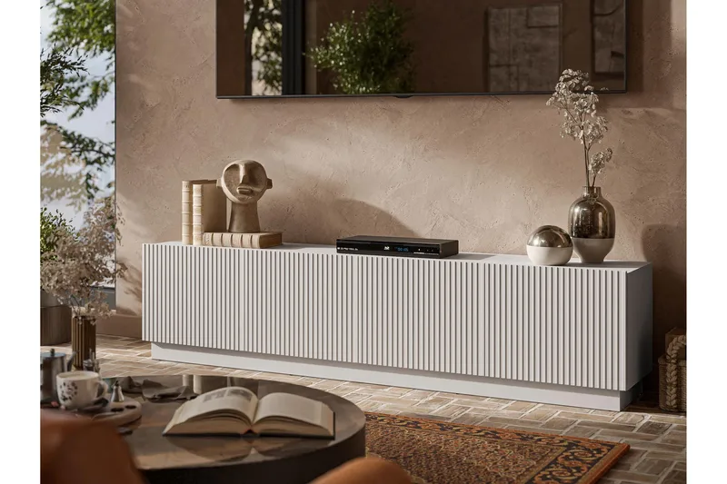 Torvalen Tv-bänk 200 cm - Beige - Møbler - Mediamøbel & tv møbel - TV-benk & mediabenk