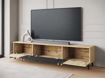 Torvos TV-benk 180 cm - Brun/Svart - Møbler - Mediamøbel & tv møbel - TV-benk & mediabenk