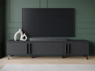Torvos TV-benk 180 cm - Svart - Møbler - Mediamøbel & tv møbel - TV-benk & mediabenk