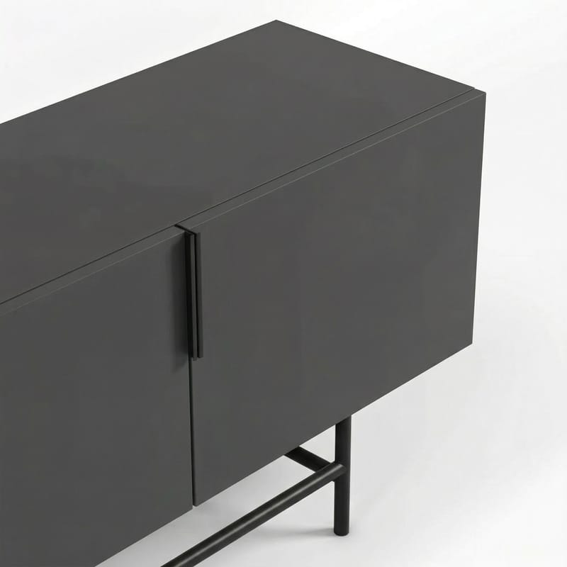 Truvia TV-benk 200x55x35 cm - Antrasitt/Svart - Møbler - Mediamøbel & tv møbel - TV-benk & mediabenk