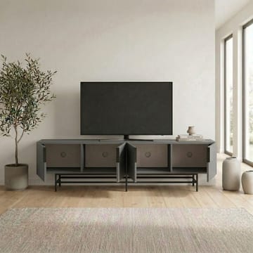 Truvia TV-benk 200x55x35 cm - Antrasitt/Svart - Møbler - Mediamøbel & tv møbel - TV-benk & mediabenk