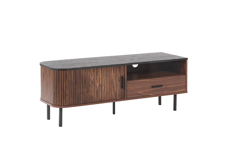 Tv-bänk Mörkbrun, undefined