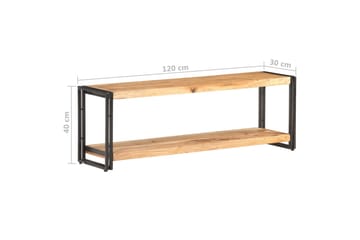 TV-benk 120x30x40 cm heltre akasie - Møbler - Mediamøbel & tv møbel - TV-benk & mediabenk