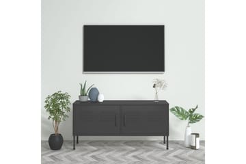 TV-benk antrasitt 105x35x50 cm stål - Antrasittgrå - Møbler - Mediamøbel & tv møbel - TV-benk & mediabenk