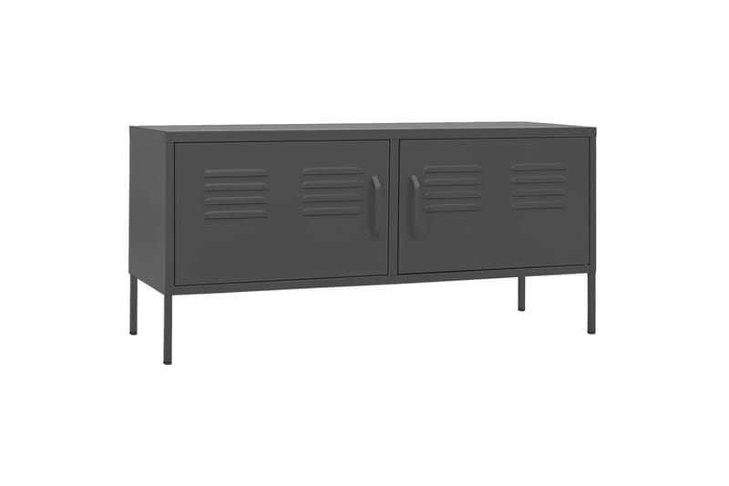 TV-benk antrasitt 105x35x50 cm stål - Antrasittgrå - Møbler - Mediamøbel & tv møbel - TV-benk & mediabenk