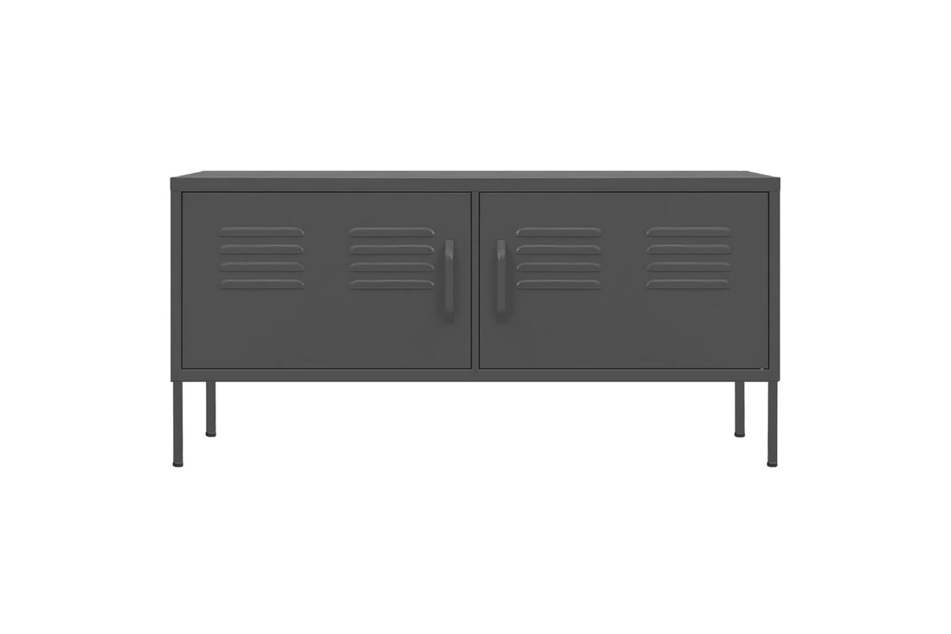 TV-benk antrasitt 105x35x50 cm stål - Antrasittgrå - Møbler - Mediamøbel & tv møbel - TV-benk & mediabenk