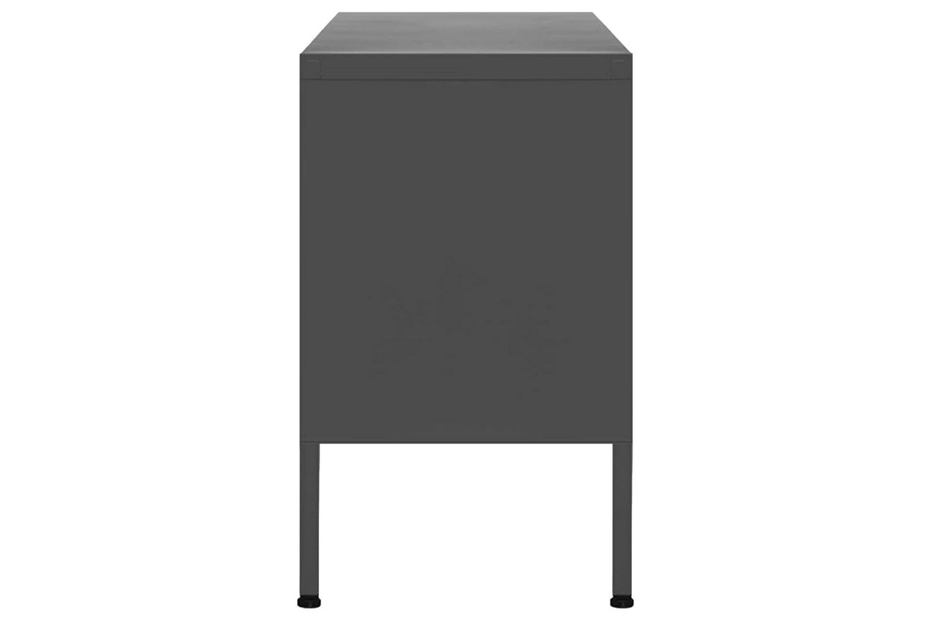 TV-benk antrasitt 105x35x50 cm stål - Antrasittgrå - Møbler - Mediamøbel & tv møbel - TV-benk & mediabenk