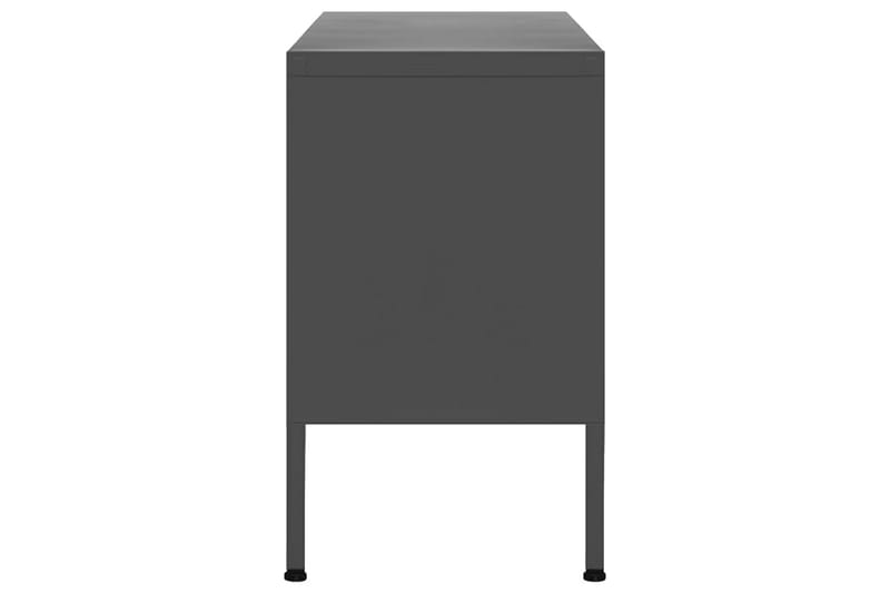 TV-benk antrasitt 105x35x50 cm stål - Antrasittgrå - Møbler - Mediamøbel & tv møbel - TV-benk & mediabenk
