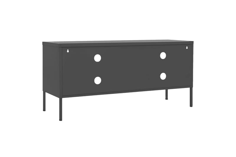 TV-benk antrasitt 105x35x50 cm stål - Antrasittgrå - Møbler - Mediamøbel & tv møbel - TV-benk & mediabenk