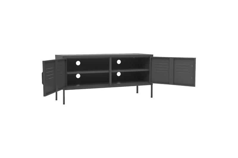 TV-benk antrasitt 105x35x50 cm stål - Antrasittgrå - Møbler - Mediamøbel & tv møbel - TV-benk & mediabenk