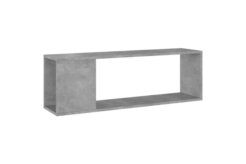 TV-benk betonggrå 100x24x32 cm sponplate - Grå - Møbler - Mediamøbel & tv møbel - TV-benk & mediabenk