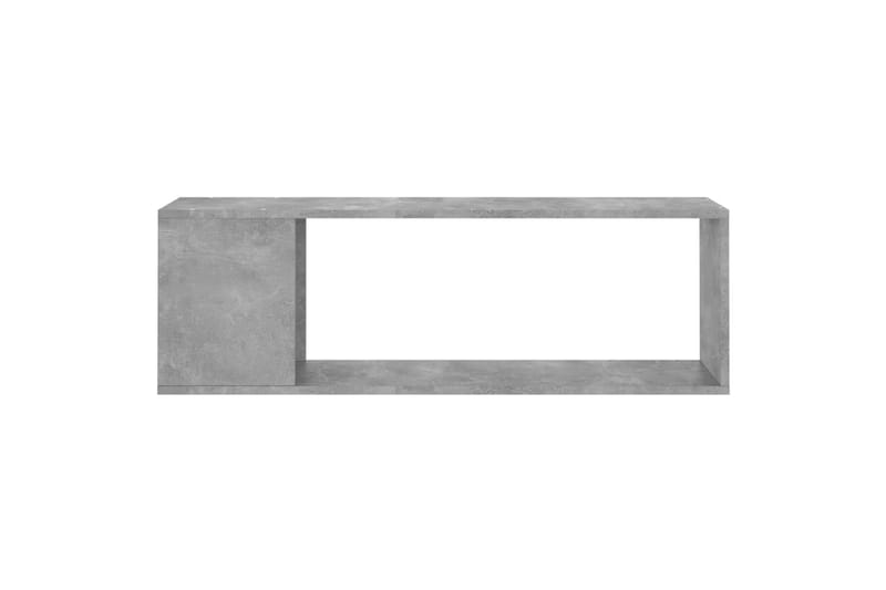 TV-benk betonggrå 100x24x32 cm sponplate - Grå - Møbler - Mediamøbel & tv møbel - TV-benk & mediabenk