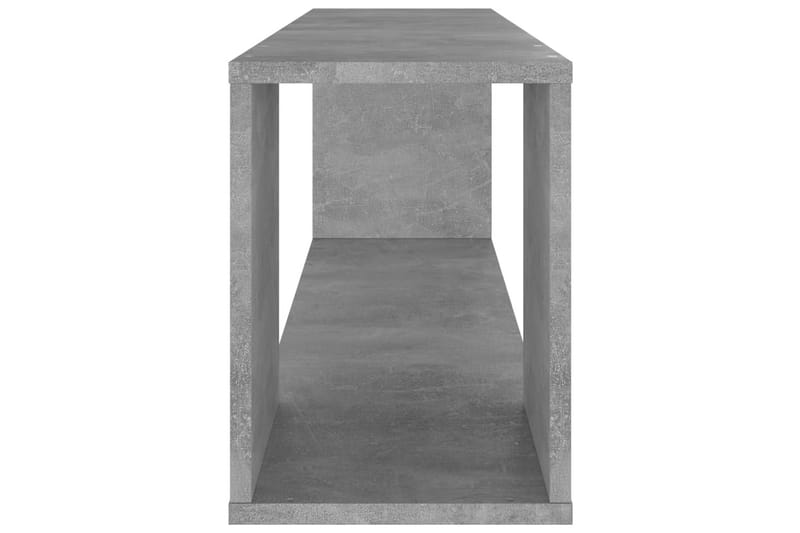 TV-benk betonggrå 100x24x32 cm sponplate - Grå - Møbler - Mediamøbel & tv møbel - TV-benk & mediabenk