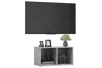 TV-benk betonggrå 72x35x36,5 cm sponplate - Grå - Møbler - Mediamøbel & tv møbel - TV-benk & mediabenk
