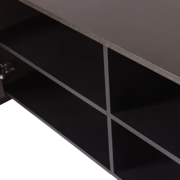 TV-benk Brock 200 cm - Mellombrun - Møbler - Mediamøbel & tv møbel - TV-benk & mediabenk