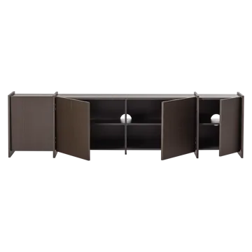 TV-benk Brock 200 cm - Mellombrun - Møbler - Mediamøbel & tv møbel - TV-benk & mediabenk