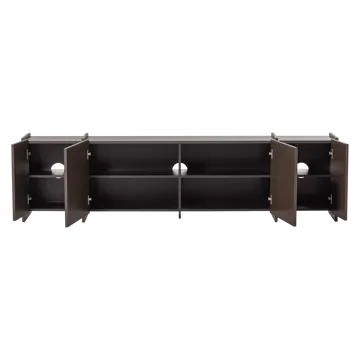 TV-benk Brock 200 cm - Mellombrun - Møbler - Mediamøbel & tv møbel - TV-benk & mediabenk