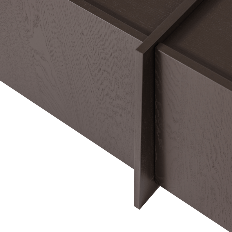 TV-benk Brock 200 cm - Mellombrun - Møbler - Mediamøbel & tv møbel - TV-skap