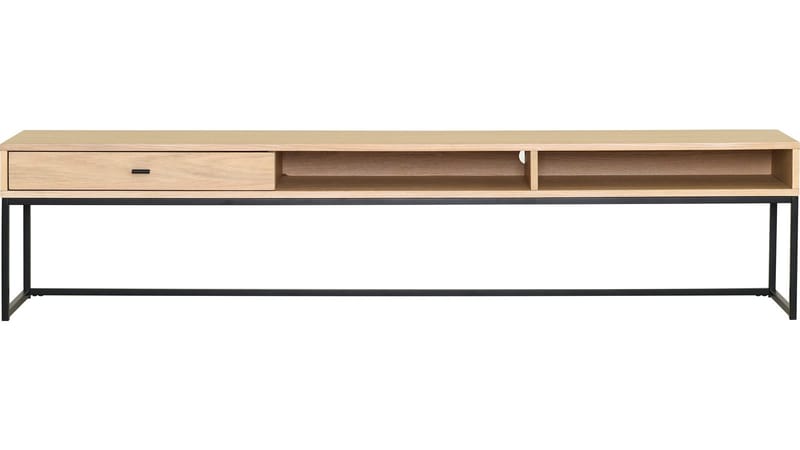 TV-benk Eiknor 180 cm - Hvitpigmentert eikefinér - Møbler - Mediamøbel & tv møbel - TV-benk & mediabenk