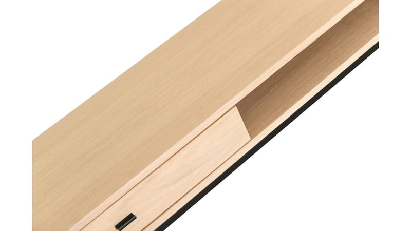 TV-benk Eiknor 180 cm - Hvitpigmentert eikefinér - Møbler - Mediamøbel & tv møbel - TV-benk & mediabenk