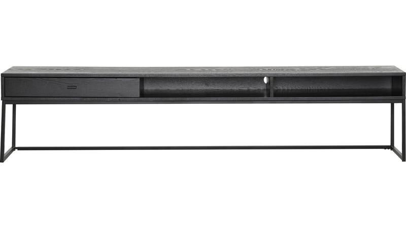 TV-benk Eiknor 180 cm - Svart ask - Møbler - Mediamøbel & tv møbel - TV-benk & mediabenk