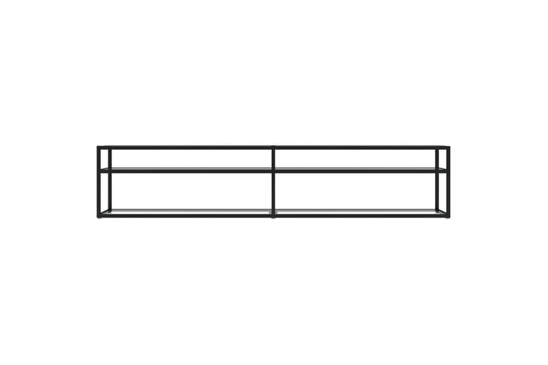 TV-benk gjennomsiktig 200x40x40,5 cm herdet glass - Gjennomsiktig - Møbler - Mediamøbel & tv møbel - TV-benk & mediabenk