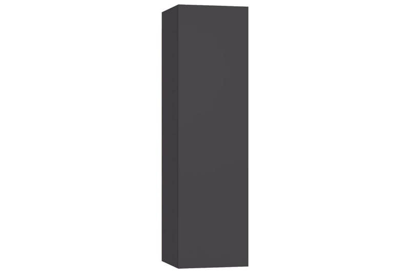 TV-benk grå 30,5x30x110 cm sponplate - Grå - TV-benk & mediabenk