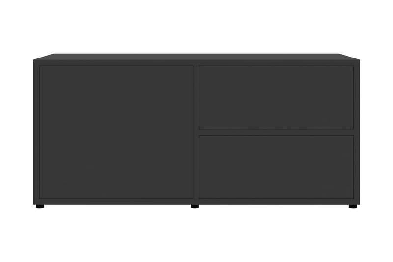 TV-benk grå 80x34x36 cm sponplate - Grå - TV-benk & mediabenk