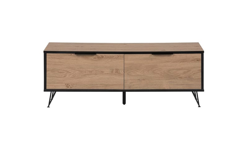 TV-benk Halston Lyst tre, svart - Lyst tre, svart - Møbler - Mediamøbel & tv møbel - TV-benk & mediabenk