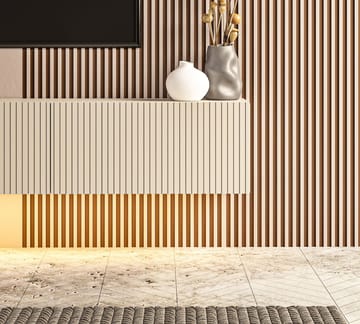 TV-benk Hanah Home Ada (180 x 28,6 x 31,4 cm) Sandstone - Sandstone - Møbler - Mediamøbel & tv møbel - TV-benk & mediabenk
