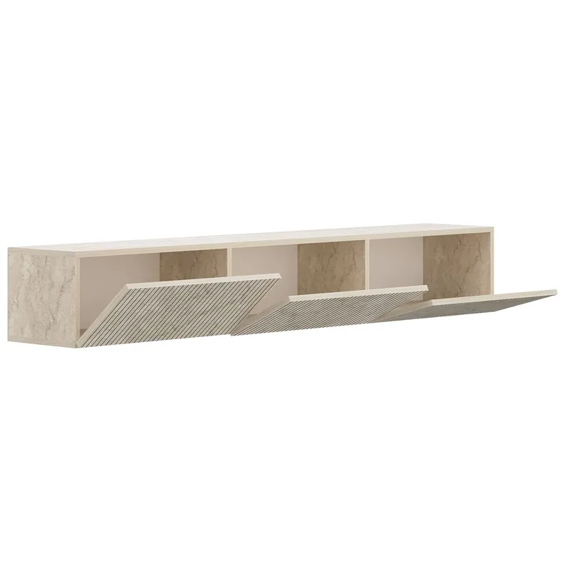 TV-benk Hanah Home Ada (180 x 28,6 x 31,4 cm) Travertin - Travertin - Møbler - Mediamøbel & tv møbel - TV-benk & mediabenk